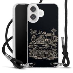 Carry Case Stoff schwarz/silber