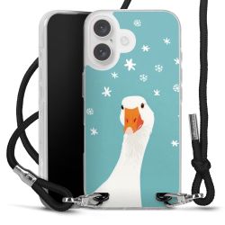 New Carry Case Transparent Stoff schwarz/silber