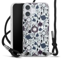 Carry Case Transparent Fabric black/silver