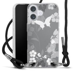 Carry Case Transparent Fabric black/silver