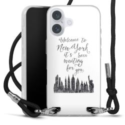 Carry Case Transparent Fabric black/silver