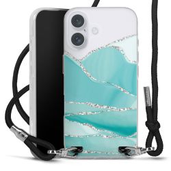 Carry Case Transparent Fabric black/silver