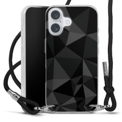 Carry Case Transparent Fabric black/silver