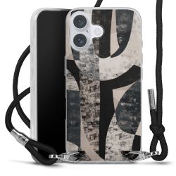 Carry Case Transparent Fabric black/silver