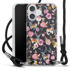 Carry Case Transparent Fabric black/silver