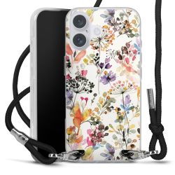 Carry Case Transparent Fabric black/silver