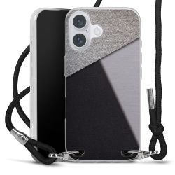 Carry Case Transparent Fabric black/silver