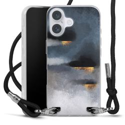 Carry Case Transparent Fabric black/silver