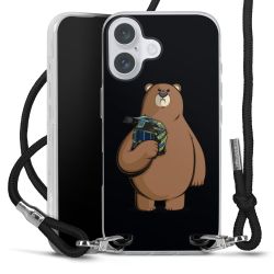 Carry Case Stoff schwarz/silber