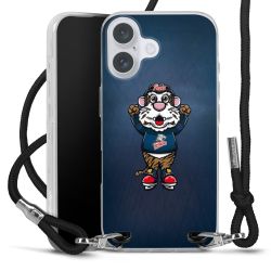 Carry Case Stoff schwarz/silber