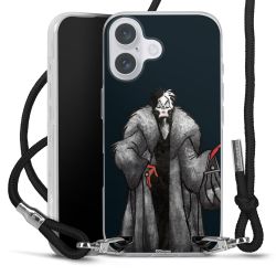 New Carry Case Transparent Stoff schwarz/silber