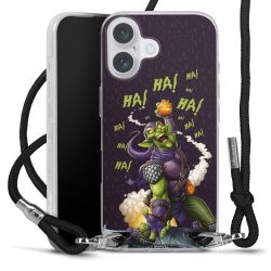 New Carry Case Transparent Stoff schwarz/silber