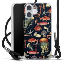 New Carry Case Transparent Stoff schwarz/silber