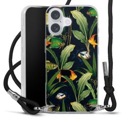 New Carry Case Transparent Stoff schwarz/silber