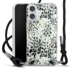 New Carry Case Transparent Stoff schwarz/silber