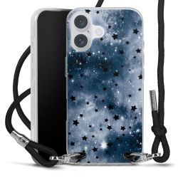 New Carry Case Transparent Stoff schwarz/silber