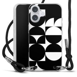 New Carry Case Transparent Stoff schwarz/silber