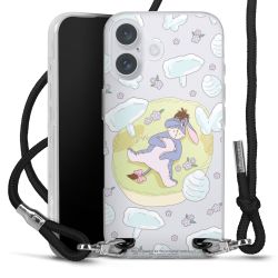 New Carry Case Transparent Stoff schwarz/silber