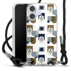 New Carry Case Transparent Stoff schwarz/silber