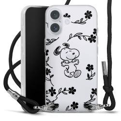 New Carry Case Transparent Stoff schwarz/silber