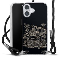 Carry Case Stoff schwarz/silber