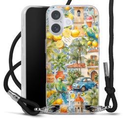 New Carry Case Transparent Stoff schwarz/silber