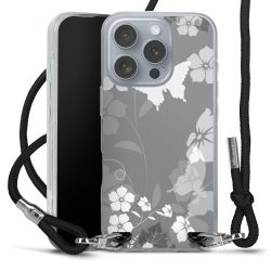 Carry Case Transparent Fabric black/silver