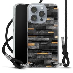 Carry Case Transparent Fabric black/silver