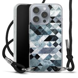 Carry Case Transparent Fabric black/silver