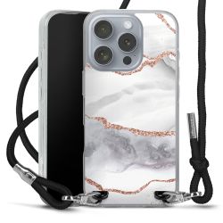 Carry Case Transparent Fabric black/silver