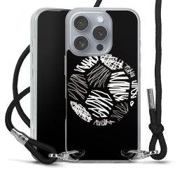 Carry Case Transparent Fabric black/silver