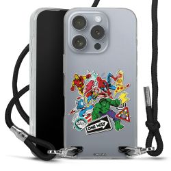 New Carry Case Transparent Stoff schwarz/silber