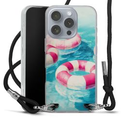 New Carry Case Transparent Stoff schwarz/silber