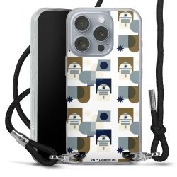 New Carry Case Transparent Stoff schwarz/silber