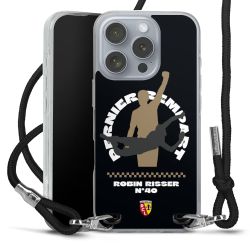 New Carry Case Transparent Stoff schwarz/silber