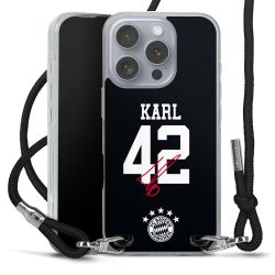 New Carry Case Transparent Stoff schwarz/silber