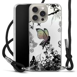 Carry Case Transparent Fabric black/silver