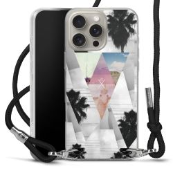 Carry Case Transparent Fabric black/silver