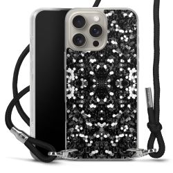 Carry Case Transparent Fabric black/silver