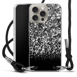 Carry Case Transparent Fabric black/silver