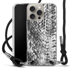 Carry Case Transparent Fabric black/silver