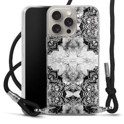 Carry Case Transparent Fabric black/silver