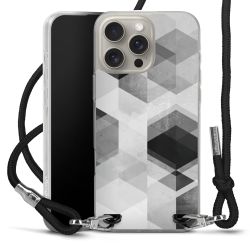 Carry Case Transparent Fabric black/silver