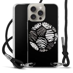 Carry Case Transparent Fabric black/silver