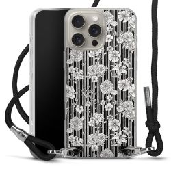 Carry Case Transparent Fabric black/silver