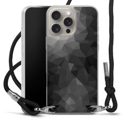 Carry Case Transparent Fabric black/silver