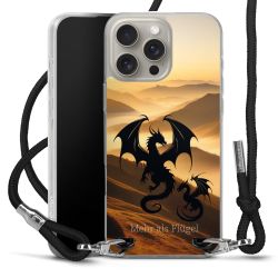 New Carry Case Transparent Stoff schwarz/silber