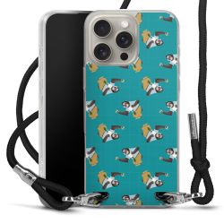 New Carry Case Transparent Stoff schwarz/silber