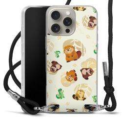 New Carry Case Transparent Stoff schwarz/silber