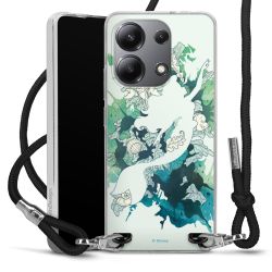 New Carry Case Transparent Stoff schwarz/silber